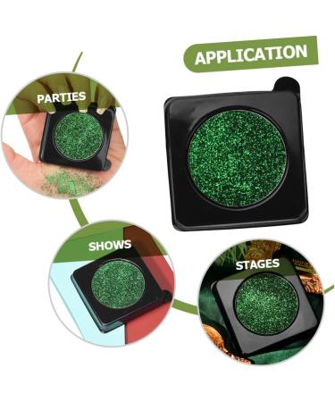 FOMIYES Glitter Eyeshadow Palette Glitter Makeup Eye Shadow Green Face Glitter Miss European and American - Buy Online on GoSupps.com