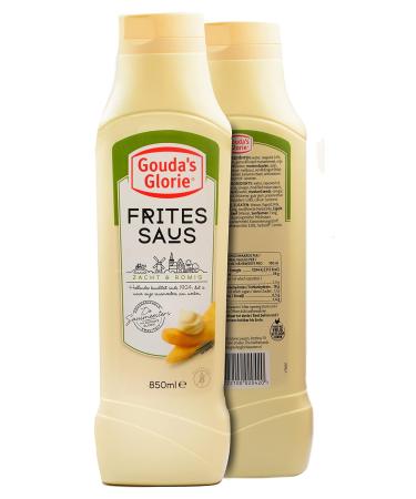 Hymor Fritessaus 850ml - Authentic Dutch Fritten Sauce for Fries Burgers & More | Fresh & Creamy Gourmet Condiment - Buy Online on GoSupps.com