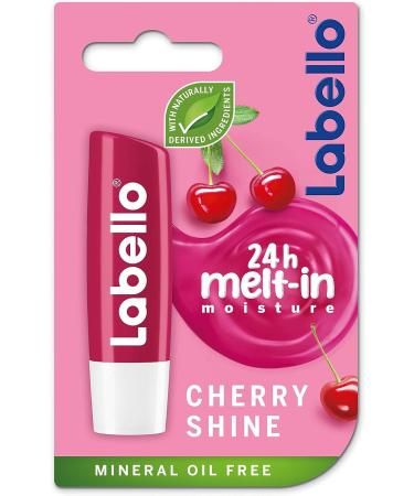 Labello Cherry Fruity Shine Lip Balm Stick SPF 10 | Beauty Care for Soft & Smooth Lips - Buy Online on GoSupps.com