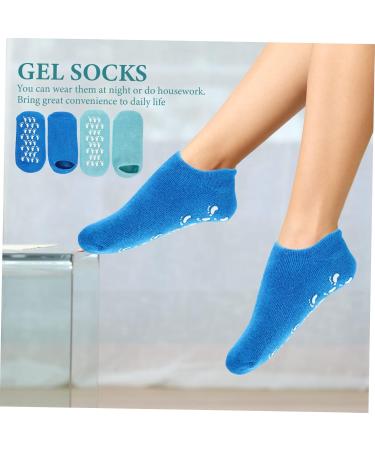 Healeved 6 Pairs Gel Socks Lotion Socks Foot Moisturizing Socks Cracked Heel Repair Heel Socks for Dry Cracked Feet Womens Socks Foot Caring Socks Nursing Cover Spa Women's Vegetable Gel - Buy Online on GoSupps.com