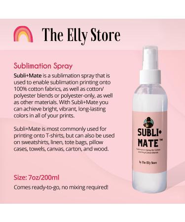 Sublimation Spray for Cotton and Cotton/Poly Blends | Brighter Colors | Easy to Use | 200ml - Buy Online on GoSupps.com