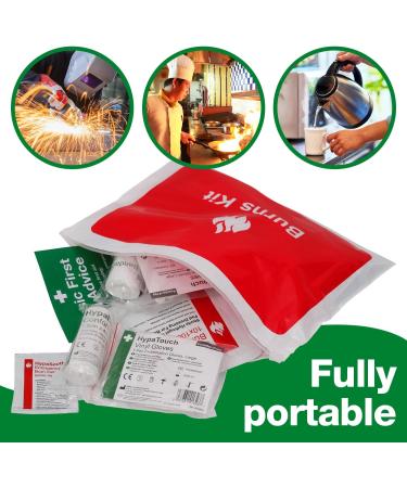 Small HypaSoothe Burns First Aid Kit in Vinyl Wallet - Fully Stocked by Safety First Aid Group - Buy Online on GoSupps.com