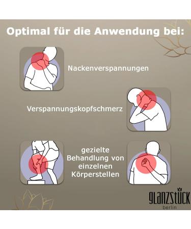 Gloss Berlin Health Collection - Premium Acupressure Neck Roll Pillow | Eco-Friendly Thermo Heat for Neck Pain Relief & Tension - Shop Now! - Buy Online on GoSupps.com