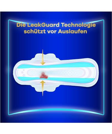 Always Ultra Secure Night Extra - Size 5 Women's Pads with Wings 16 Pack | Thin Super Absorbent Odor-Neutralizing - Big Pack for Ultimate Protection - Buy Online on GoSupps.com