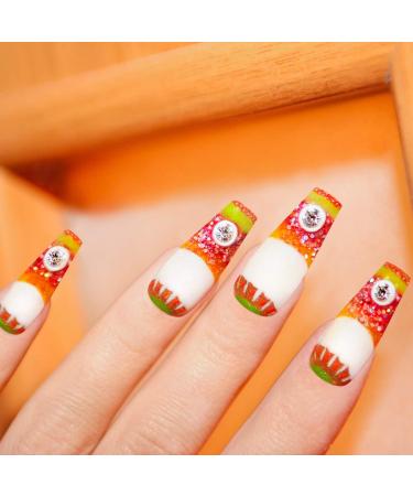 Ballerina Nails Long False Nails Coffin Fake Nails Full Cover Length 100 Pieces Artificial Fingernails Tip with Case for Nail Salons and DIY Nail Art 10 Sizes (Natural) - Buy Online on GoSupps.com