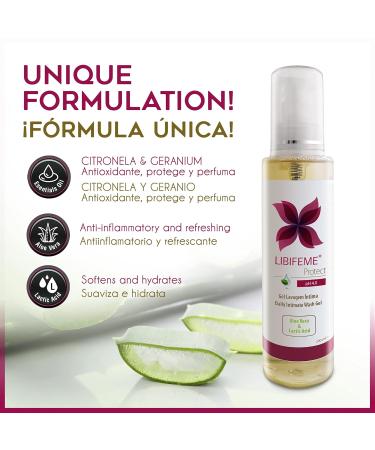 Daily Intimate Hygiene Gel pH 4.0 | Lactic Acid Aloe Vera & Essential Oils | Moisturizing & Soothing for Women's Skin | 200ml - Buy Online on GoSupps.com