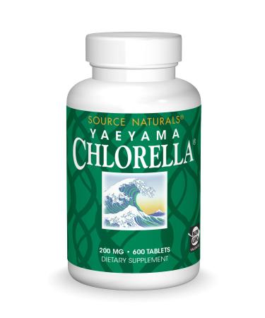 Source Naturals Yaeyama Chlorella 200 mg 600 Tablets