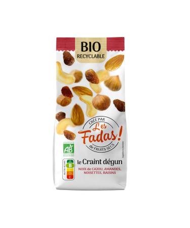 Dried Fruit FADAS - Mix Le Craint Dégun Bio 145 g - Cashews, Almonds, Hazelnuts & Raisins - Aperitif & Snacking Mix