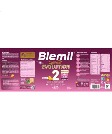 Ordesa Laboratories SL Blemil 2 Optimum Evolution 800g Followup milk powder for babies from 6 months 800 g Paquete de 1 - Buy Online on GoSupps.com