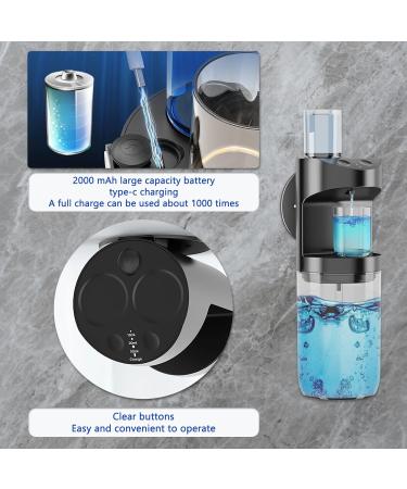 Buy Mundwater Donor Automatic 550ml Mouthwash Dispenser - Waterproof Self-Cleaning Drip-Proof Bathroom Accessory in Black | International Shipping Available - Buy Online on GoSupps.com