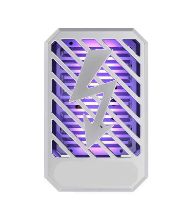USB SafetyElectric Mosquito Zappers lamp Ultraviolet Mosquito Household Indoor Dormitory Mute Killer Physical Electric Shock Socket Charging (Color : White)