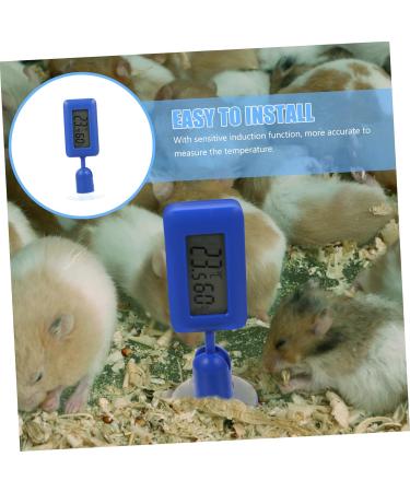 Frcolor Mini Hygrometer & Digital Thermometer for Reptile Tanks | Ideal for Leopard Geckos & Bearded Dragons | Sky Blue 10x3x1.5cm | International Shipping Available - Buy Online on GoSupps.com