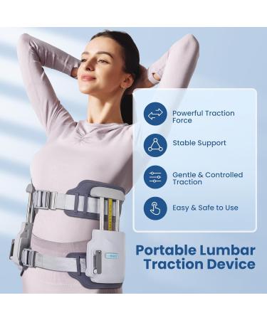 Professional Lumbar Traction Device | Herniated Disc & Lower Back Pain Relief | Spinal Decompression Belt - Buy Online on GoSupps.com