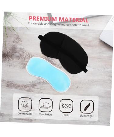 Buy WOONEKY 4-Piece Ice Bag Eye Mask Set - Cool Polyester Hedgehog Travel Accessories for Refreshing Relief - Buy Online on GoSupps.com