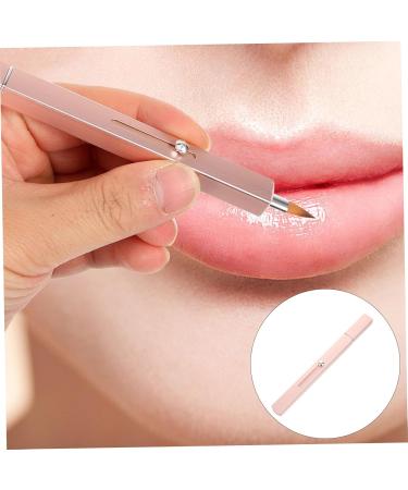 POPETPOP Make up Brush Makeup Lip Gloss Applicator Lip Lip Wands Lipstick Applicator Lip Lipstick Brush Retractable Lip Balm Miss Artificial Fiber Double Head - Buy Online on GoSupps.com