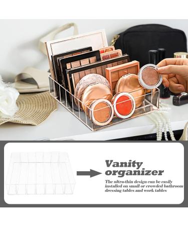 Beaupretty Acrylic Makeup Organizer - Stylish Eyeshadow Storage Box & Cosmetics Stand for Palettes Lipsticks | International Shipping - Buy Online on GoSupps.com