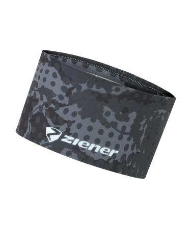 Ziener children's IMMRE headband/Powerstretch breathable black foggy print S