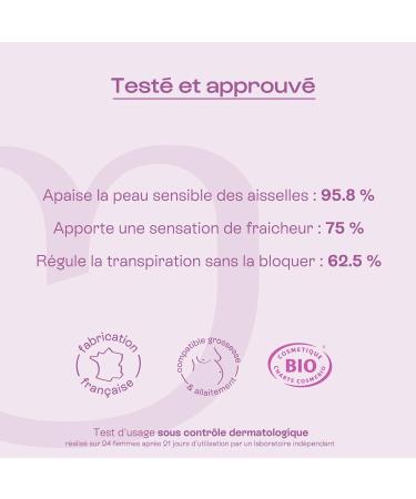 OMUM - Le D licat - D odorant naturel bille - Sans sels d'aluminium - 24H de protection - 100% compatible grossesse et allaitement 99% des ingr dients d origine naturelle - Vegan - 50 ml 100 ml (Lot de 1) - Buy Online on GoSupps.com