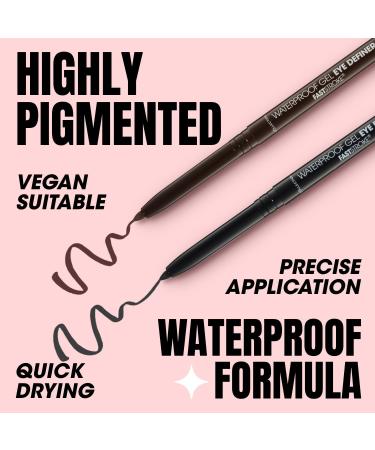  Collection Collection Fast Stroke Gel Eye Definer Waterproof Stain Resistant Long Wear Brown - Buy Online on GoSupps.com