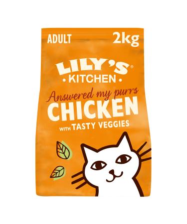 Lily's Kitchen Made with Natural Ingredients Adult Dry Cat Food Bag Chicken with Veggies Grain-Free Recipe 2kg Chicken Casserole 2 kg (Pack of 1) - Buy Online on GoSupps.com