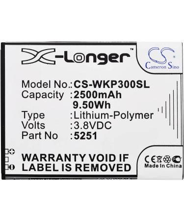 SPANN Battery Replacement for Wiko Pulp 3G 4G Rainbow Jam & More | High-Performance 3.8V - Shop Internationally - Buy Online on GoSupps.com
