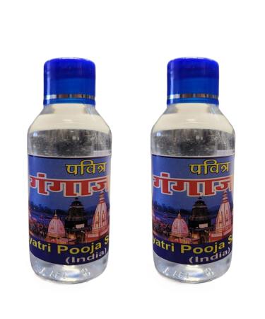 Gangajal | Ganga Jal Water Holy Water Ganga Ji | The Purest Holy Water Directly from Gangotri Valley Approved by Govt. of India for Puja Purposes (100 ML) - Pack of 2