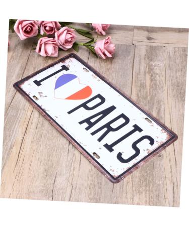 ABOOFAN Emblems Vintage Signs for Sale Out Door Decor Outdoor Metal Decor Iron Painting The Sign Iron Mark - Buy Online on GoSupps.com