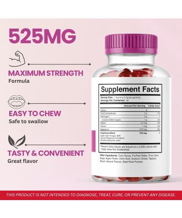 Revitalyn Gummies - Revitalyn Apple Cider Vinegar Daily Formula for Skin Health RevitalynAppleCider Gummy Premium Support Healthy All Natural Advanced Formula 30 Gummies - Buy Online on GoSupps.com