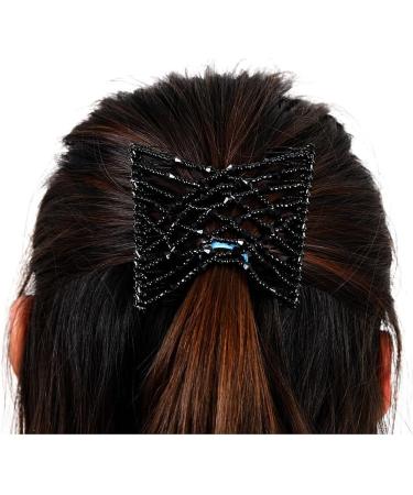 WUUISDNX 4x Lightweight Decorative Hair Combs Featherweight Secure Hold Plastic Decorative Hair Combs For Women - Buy Online on GoSupps.com