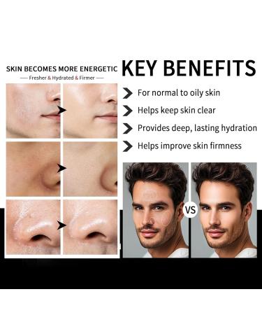 Easilydays Men's Face Moisturizer Cream Deeply Moisturing & Wrinkle Refrshing Soothing Firming Geinger Extract Aloe Vera Oil Free Age Facial Skin Care Day & Night Moisturizing 3.04 Fl Oz - Buy Online on GoSupps.com