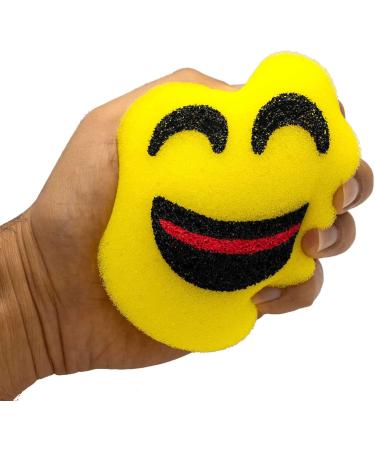 Gifton - Icon Face Shape Sponge for Bathing Bath Time Toy Funny Cute Shower Kids Sponge Bath Novelty for Soft Skin - Gift for Boys Girls Men Women Toddler Birthday Present Christmas Stocking Filler - Buy Online on GoSupps.com