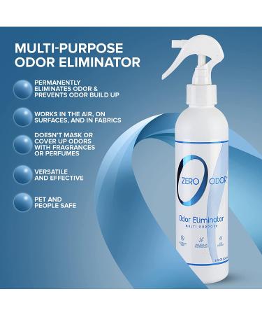 Zero Odor Multi-Purpose Household Odor Eliminator Trigger Spray - 8oz Unscented - Pack of 1 - Buy Online on GoSupps.com