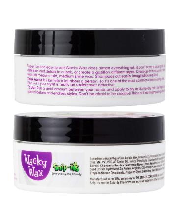 Snip-its Wacky Kids Hair Wax 2oz - Medium Strong Hold, Tropical Fragrance - All Natural, Made in USA | Salon Quality, Kid Friendly - Buy Online on GoSupps.com