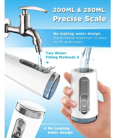 Portable Nasal Irrigator | 5 Modes Nose Cleaner | Pulsating Nasal Wash | Electric Neti Pot | 280ML Capacity | IPX7 Waterproof | White - Buy Online on GoSupps.com