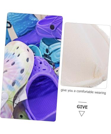 Insoles for Clogs - 2 Pairs Winter Fur Inserts Removable Furry Liners for Warmth | Shop Internationally - Buy Online on GoSupps.com