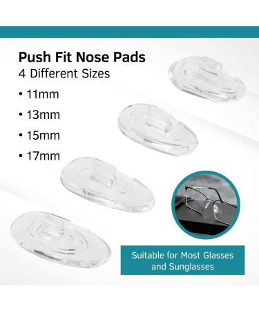 Buy Eyeglass Nose Pads - Silicone Teardrop Push Fit 5 Pairs (15mm) | Sports World Vision - Buy Online on GoSupps.com