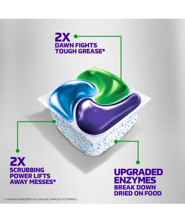 Cascade Platinum Plus Dishwasher Pods - 52 Count, Fresh Scent | ActionPacs Dish Detergent for Sparkling Clean Dishes - Buy Online on GoSupps.com