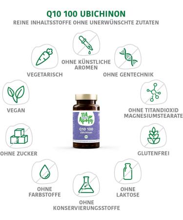 Buy 11A-Apofy Q10 100 Ubiquinone - 100% Natural Yeast Fermentation 100 Caps - International Shipping Available - Buy Online on GoSupps.com