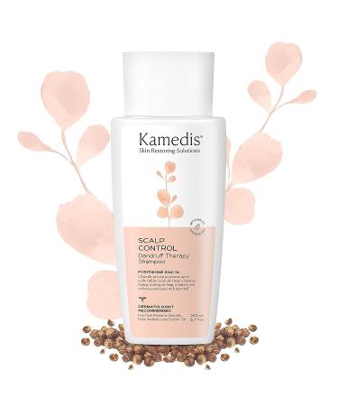 KAMEDIS Dandruff Therapy Shampoo - Soothes Itchy, Flaky, Red Scalp - Paraben-Free, Dye-Free, SLS Free - Clinically Proven - 6.7 Fl Oz - Made in USA - Buy Online on GoSupps.com