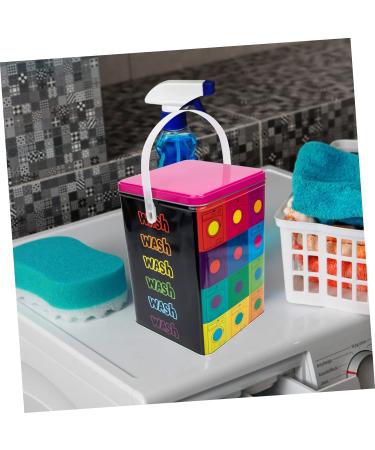 Alipis 3pcs Washing Storage Bucket Containers with Lids Laundry Beads Container Laundry Bin Detergent Dispenser Guest Bathroom Wrought Iron Laundry Tub Laundry Detergent - Buy Online on GoSupps.com