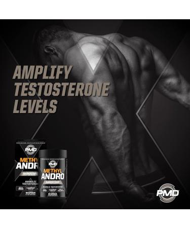 PMD Sports Methyl Andro with DHEA - Boost Testosterone for Lean Muscle & Strength | 90 Vegetarian Capsules - Dietary Supplement for Weightlifting & Workout Performance - Buy Online on GoSupps.com