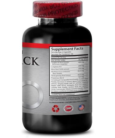 Longjack Root Extract 2170mg - Extra Strength Formula for Men - Maca, Muira Puama, Ginseng - 3 Bottles 180 Capsules - Buy Online on GoSupps.com