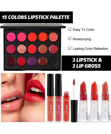 Fenshine All In One Makeup Kit for Women - Essential Starter Bundle with Eyeshadow Palette, Lipstick, and Brush Set (KIT005) - Buy Online on GoSupps.com