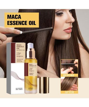 50ml Collagens Hair Care Oil Collagens Repair Hair Ess-ential Oil Maca Hair Oil Repair Hair e ssential Oil Maca Essence Care Collagens For Dry Damaged Hair c ollagen Hair Care Keratin Hair m ask - Buy Online on GoSupps.com