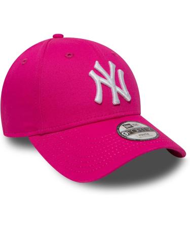 New Era 9Forty Adjustable Kids Cap - New York Yankees Youth White/Pink | Shop Internationally - Buy Online on GoSupps.com