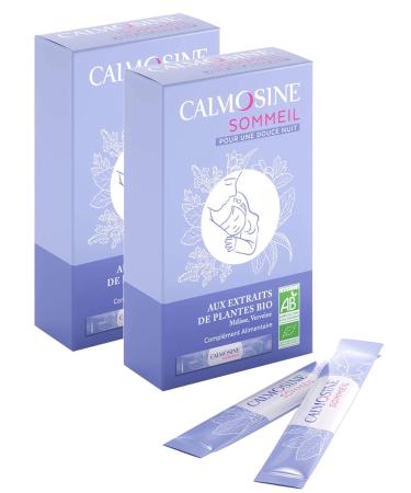 Laudavie Calmosine - Sleep Drink with Plants to Facilitate Sleeping and Regain Quality - 10 ml Pods, 14 Units (Pack of 2)