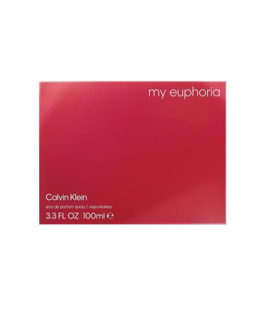 Calvin Klein My Euphoria Eau de Parfum Women's Ambery Floral Perfume With Notes of Blackcurrant Orchid Flamb Black Sesame Vanilla & Woods Long Lasting Fragrance 3.3 Fl Oz (Pack of 1) - Buy Online on GoSupps.com