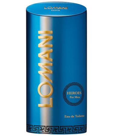 Lomani Lomani Heroes by lomani for men - 3.3 Ounce edt spray 3.3 Ounce - Buy Online on GoSupps.com