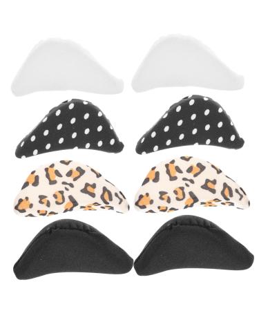 FOMIYES 4 Pairs Toe Plug Shoe Fillers Shoe Inserts Shoes Too Big Inserts Ladies Pumps High-Heel Shoe Tip Pad Ladies Heels Shoe Head Mat Heel Lifts for Men Small Device Miss Front Feet