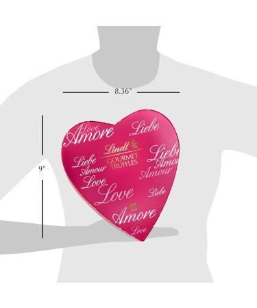 Lindt Lindt Valentine Gourmet Truffles Heart (Assorted Fine Chocolates) Gift Box 177g 177 Grams - Buy Online on GoSupps.com